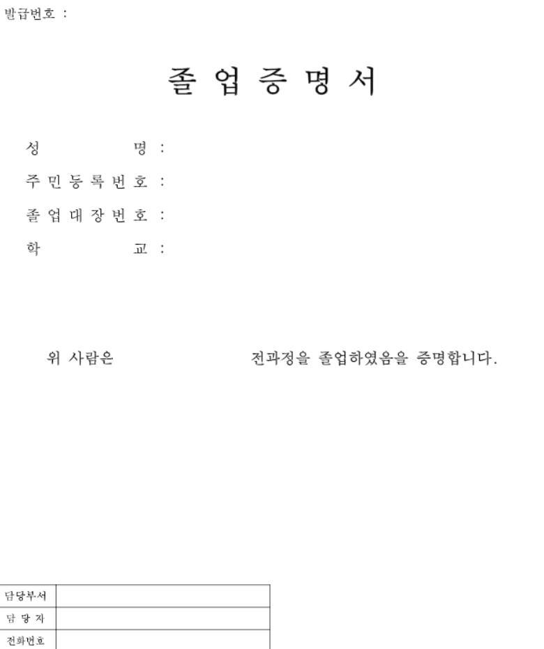 최종학력증명서 발급 방법 인터넷으로 하는 법 (정부24 졸업증명서까지 정리)